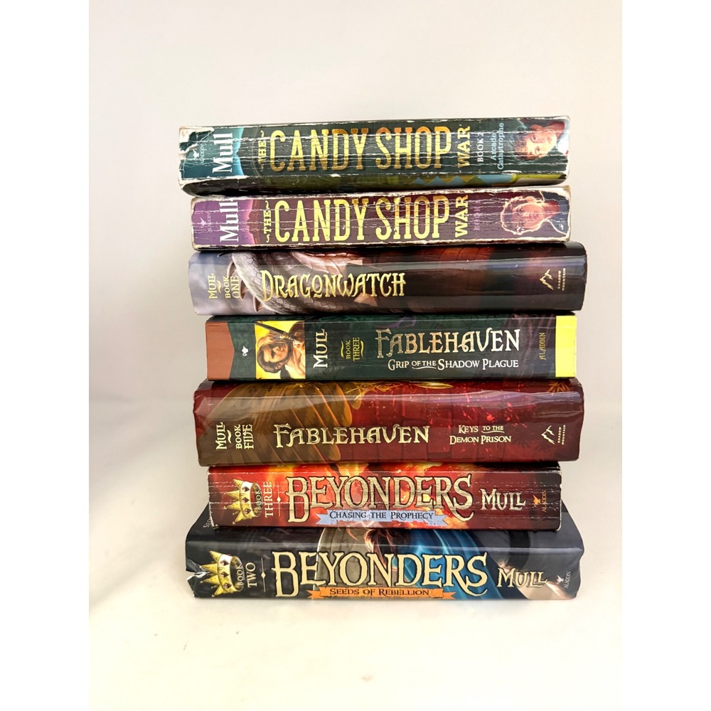 Brandon Mull Book Lot‎ 7 Fablehaven Beyonders Dragonwatch Candy Shop War Fantasy
